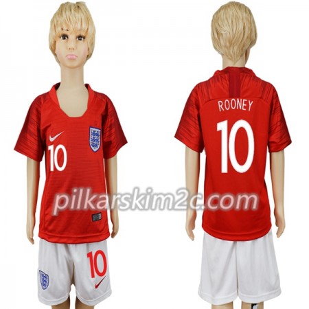 Koszulka Anglia Rooney 10 Dziecięca Precz Mistrzostwa Świata 2018 - Koszulki Piłkarskie